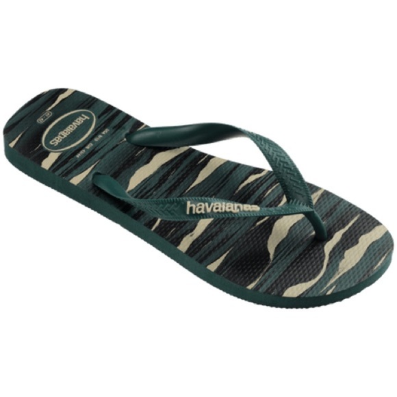 NWT Havaianas Men's Top Camo Flip Flops 9/10 - Picture 2 of 5